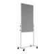 Bi-Office White Portable Duo Board and Flipchart Easel EA4724075