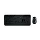 Microsoft Wireless Desktop 2000 keyboard Mouse included RF Wireless Black