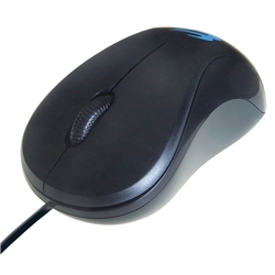Computer Gear 3 Button Optical Scroll Mouse Black 24-0542