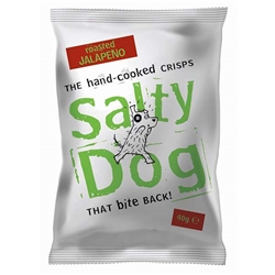 Salty Dog Crisps Roasted Jalapeno 40G (S)