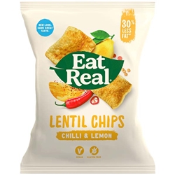 Eat Real Lentil Chips Chilli & Lemon 40G (S)