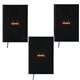 Rhodia Business A5 Book Casebound Hardback 192 Pages Black (Pack of 3) 119231C
