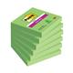 Post-it Super Sticky Notes 76x76mm 90 Sheets Asparagus (Pack 6) 654-6SS-AW - 7100263204