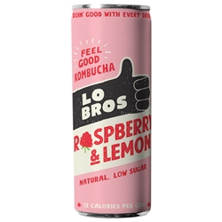 Lo Bros Kombucha Can Raspberry And Lemon (S)