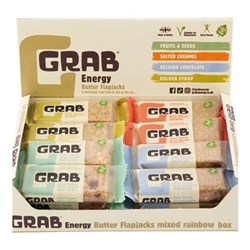 Grab Energy Flapjacks Mixed 24 X 65G (S)