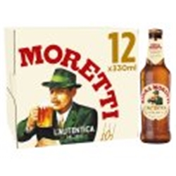 Birra Moretti Larger 12 X 330Ml (S)