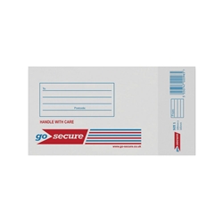 GoSecure Bubble Envelope Size 1 Internal Dimensions 90x145mm White (Pack of 100) KF71447