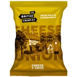 British Crisps Cheese And Onion (S)