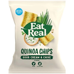 Eat Real Quinoa Chips Cream & Chive 40G (S)
