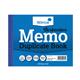 Silvine Carbonless Duplicate Memo Book 102x127mm (Pack of 12) 703-T