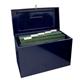 Cathedral Metal File Box Foolscap Blue Ref HOBL