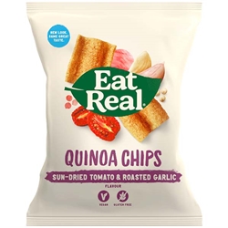 Eat Real Quinoa Chips Tom. & Garlic 30G (S)