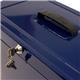 Cathedral Metal File Box Foolscap Blue Ref HOBL