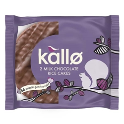 Kallo Rice Cakes Milk Choc Twin Pack X30 (S)