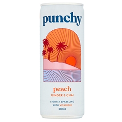 Punchy Peach, Ginger And Chai 24X250Ml (S)