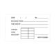 Silvine Duplicate Receipt Book 63x106mm Gummed (Pack of 36) 228