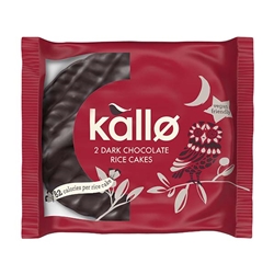 Kallo Rice Cakes Dark Choc Twin Pack X30 (S)