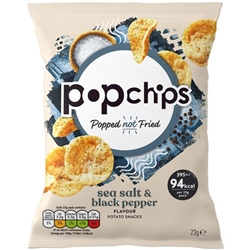 Popchips Salt & Pepper 23G (S)