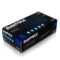 Aurelia® Bold MAX - Premium Black Diamond Powder-Free Nitrile Glove - XXL - x50R