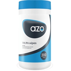 Azowipe® 70% IPA Disinfectant  Bactericidal Wipes Tub of 200 Wipes