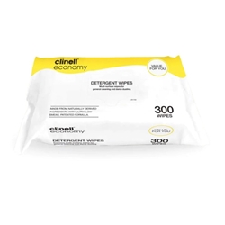 Clinell Detergent wipes pack of 300