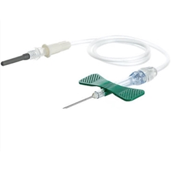 Safety Blood Collection Set, green, 21Gx30cm, with luer, sterile- Box of 50