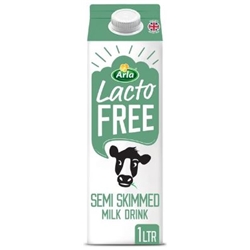 Lacto Free Long Life Semi Milk 1L (S)