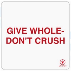 Give Whole Don'T Crush 38X38Mm Labels GWL