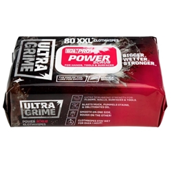 1 x Ultra Grime Power Scrub Pack of 80 Wipes