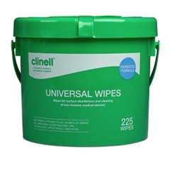 Clinell Universal Sanitising Wipes x 225 (bucket)