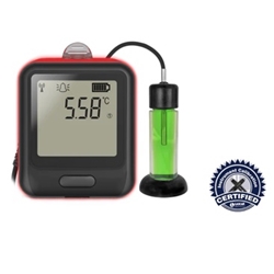 Vaccine Data Logger with Smart Glycol Probe, Alarm Warning Light and Sounder. Ca