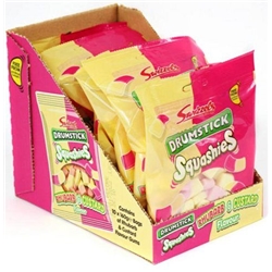 Swizzels Drumstick Squashies Rhubarb & Custard 140g - PACK (12)