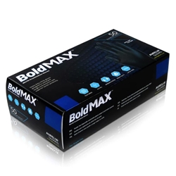 Aurelia® Bold MAX - Premium Black Diamond Powder-Free Nitrile Glove - XL- x50