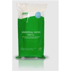 Clinell Universal Wipes Per Tub 100 Refill