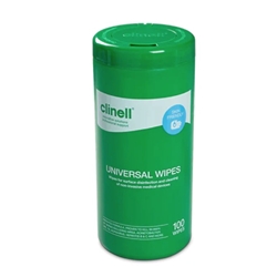 Clinell Universal Sanitising Wipes Per Tub 100