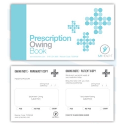 Prescription Owing Books™ 200Pgs TCSPOB