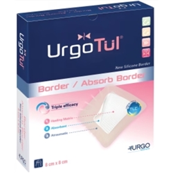 URGOTUL ABS BORDER 8 X 8CMSQ 1 x 10