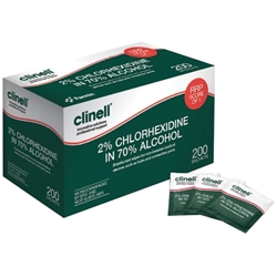Clinell 2% Chlorhexidine with Alcohol Sachets (equipment) Box of 240
