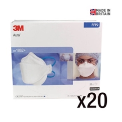 3M™ Aura™ Pariculate Healthcare Respirator FFP2 Type IIR - (Box Of 20)