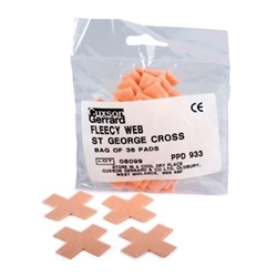 Cut Pads F/W st george cross - 36/bag