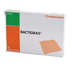 Bactigras 10cm x 10cm per 10