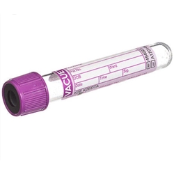 Vacuette 4ml K2EDTA premium screw cap tube, 13x75mm, purple cap, sterile, Box 50