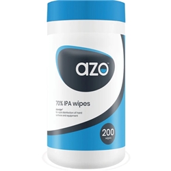 Azowipe® 70% IPA Disinfectant  Bactericidal Wipes Tub of 200 Wipes (P)