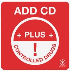 Add Cd + Plus + 38X38Mm Labels ACDP