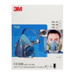 3M Reusable Half face mask, small - each