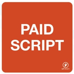 Paid Script 38X38Mm Labels PSL