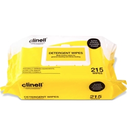 Clinell Detergent Wipes Pack of 215