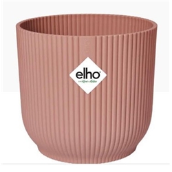 Elho Vibes Fold Round 14cm Display INDOOR Pot DELICATE PINK - PACK (8)
