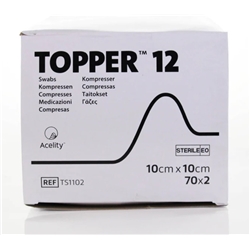 JJ TOPPER 12 SWABS 10 X 10 (2SWABS) x 70