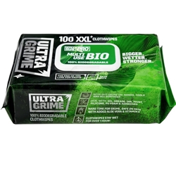 1 x Ultra Grime Biodegradable Multi-Use Pack of 100 Wipes